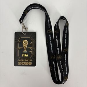 World Cup 2026 Fan ID Card Badge Lanyard Official FIFA USA Stadium Edition